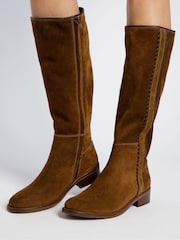 Penelope Chilvers Posada Rociera Suede Brown Boots - Image 6 of 6
