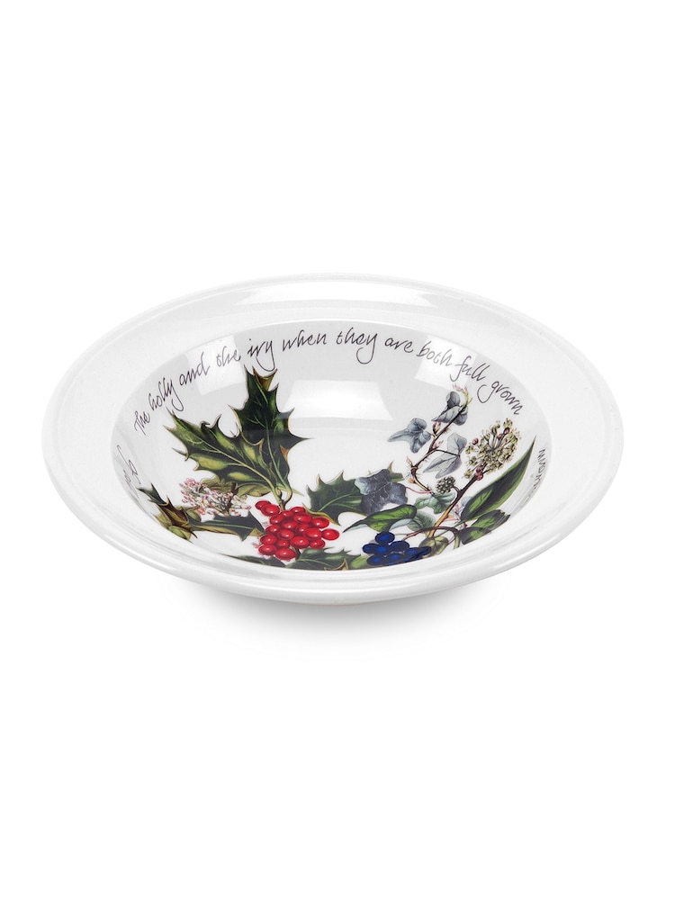Portmeirion Set of 6 The Holly and the Ivy 15cm Cereal Bowls - Image 3 of 3