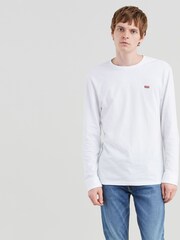 Levi's® White 100% Cotton Long Sleeve Original T-Shirt - Image 1 of 3