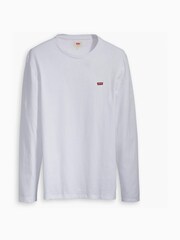 Levi's® White 100% Cotton Long Sleeve Original T-Shirt - Image 3 of 3