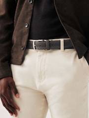 Grey Signature Suede Textured Belt - Image 1 of 3