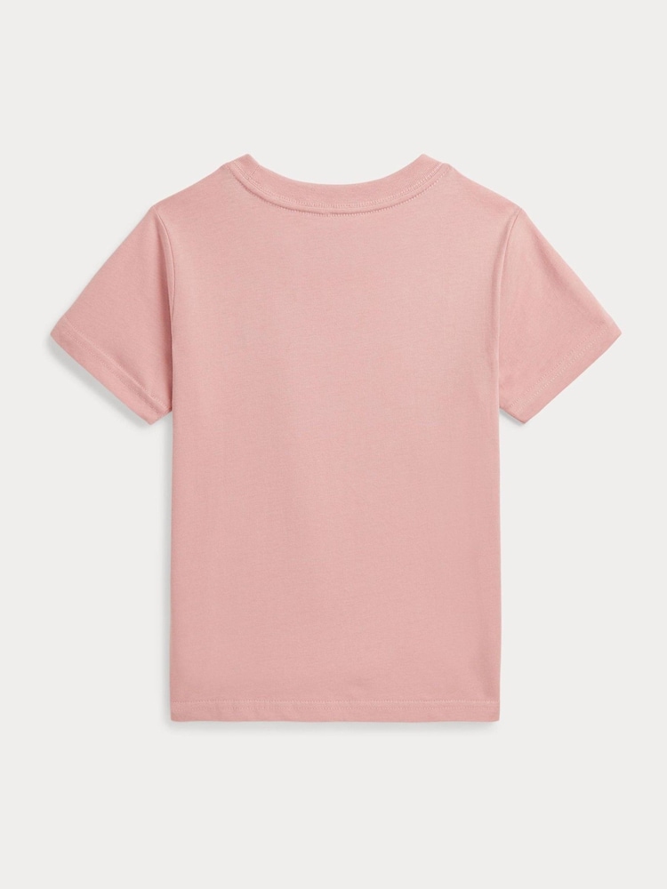 Polo Ralph Lauren Boys 100% Cotton Jersey Crew Neck T-Shirt - Image 2 of 2 Polo Ralph Lauren Boys 100% Cotton Jersey Crew Neck T-Shirt - Image 2 of 2