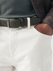 Green Smooth Leather Belt - Image 1 of 1