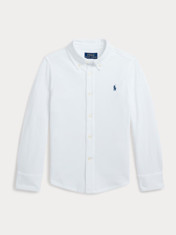 Polo Ralph Lauren Boys 100% Cotton Pique Shirt - Image 1 of 2