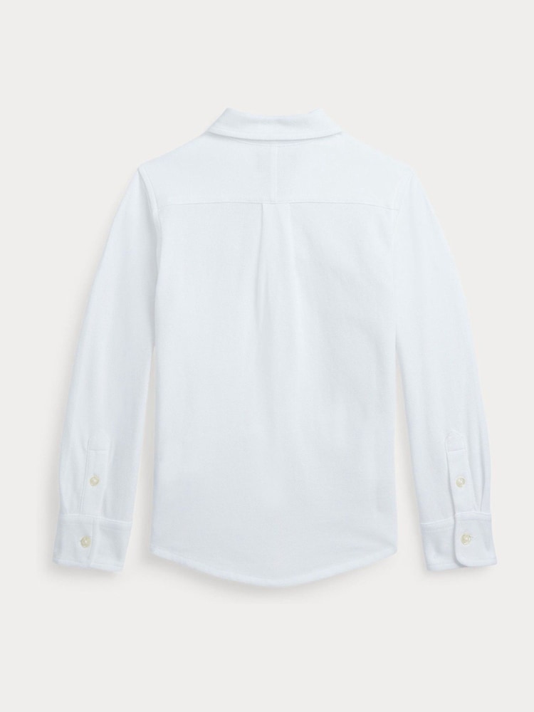 Polo Ralph Lauren Boys 100% Cotton Pique Shirt - Image 2 of 2