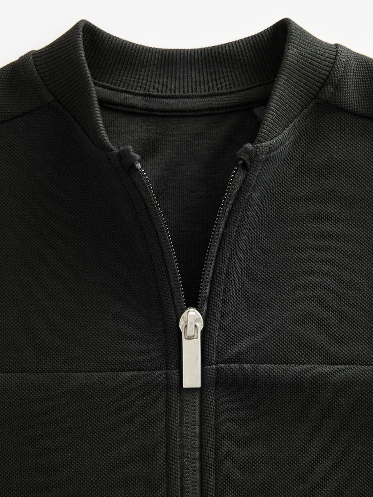 Noir - Blouson bombardier intelligent (3-16 ans) - Image 3 of 4