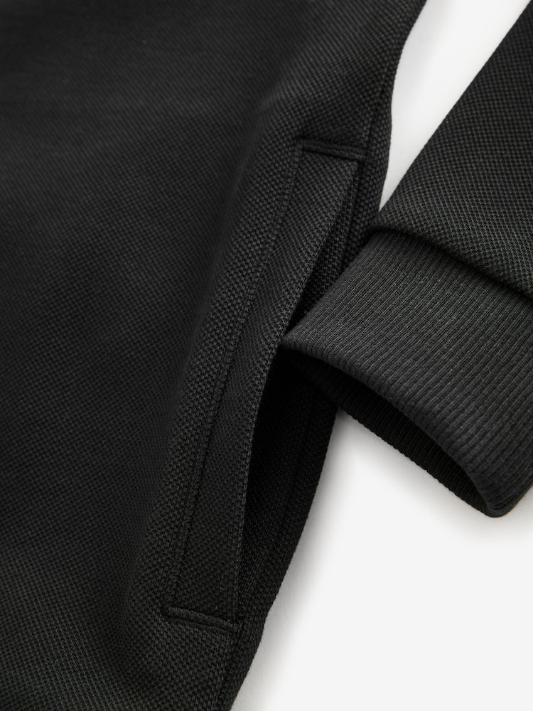 Black Smart Bomber Jacket (3-16yrs) - Image 4 of 4