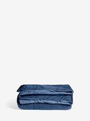 Navy Blue Madison Quilted Bedspread - Image 2 of 2