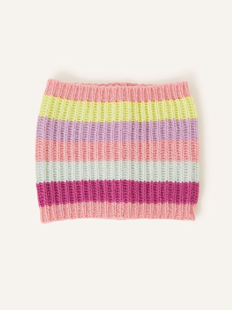 Monsoon Pink Stripe Snood Hair Accessories - Image 2 of 3