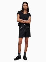 AllSaints Black Anna T-Shirt - Image 3 of 6