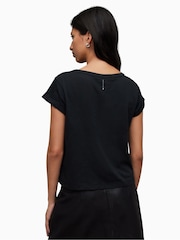 AllSaints Black Anna T-Shirt - Image 5 of 6