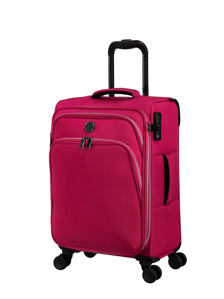IT Luggage Red Trinary Magenta Blush Cabin Suitcase - Image 1 of 2