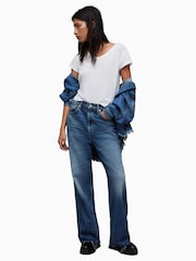 AllSaints White Anna T-Shirt - Image 3 of 7