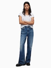AllSaints White Anna T-Shirt - Image 4 of 7