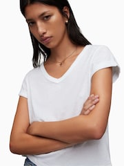 AllSaints White Anna T-Shirt - Image 5 of 7