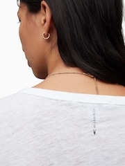 AllSaints White Anna T-Shirt - Image 6 of 7