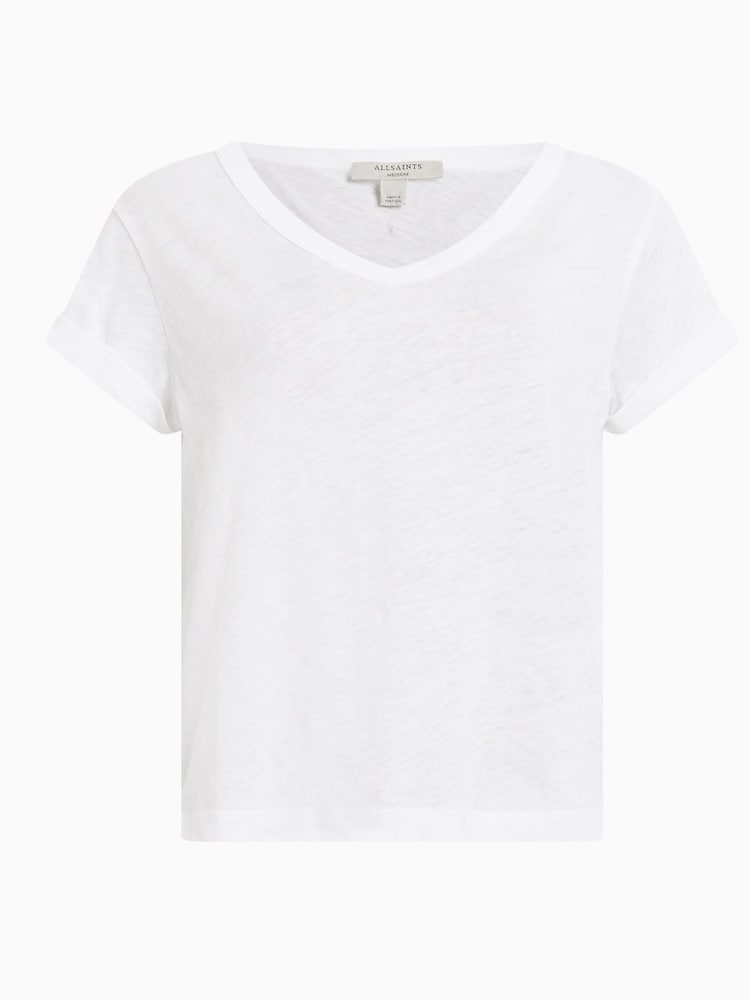 AllSaints White Anna T-Shirt - Image 7 of 7