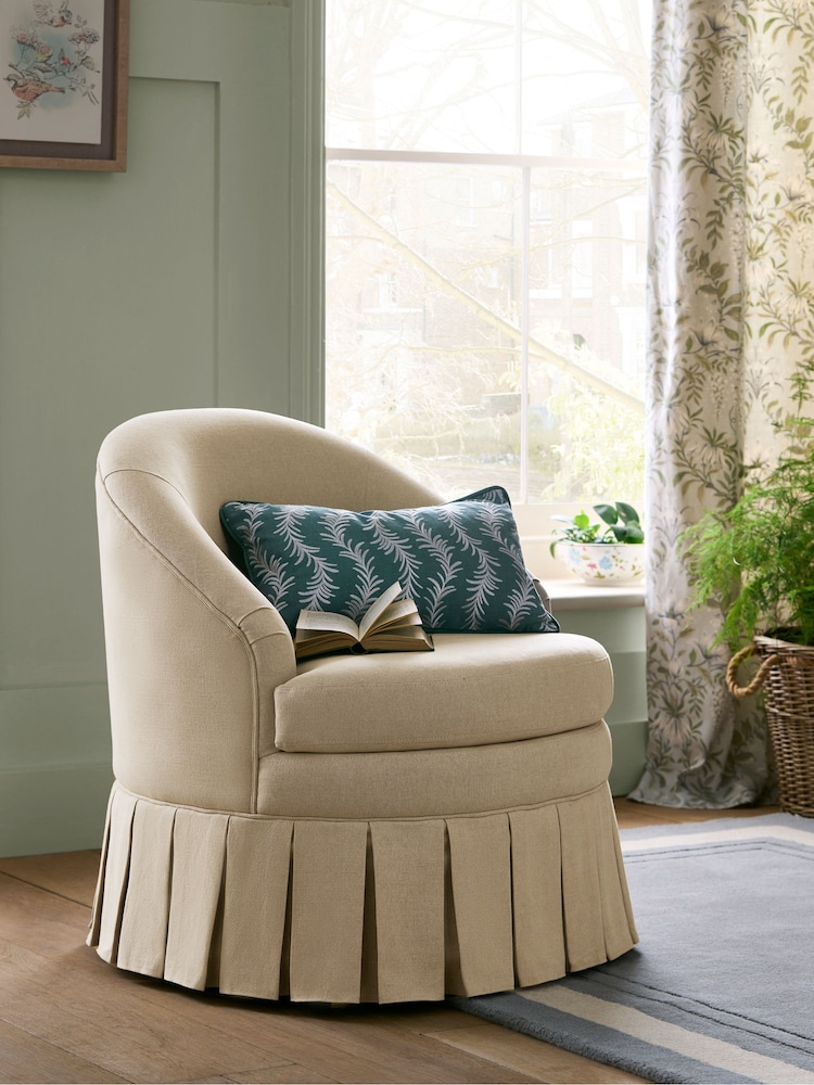 Laura Ashley Launton Natural Fifield Accent Chair - Image 1 of 8