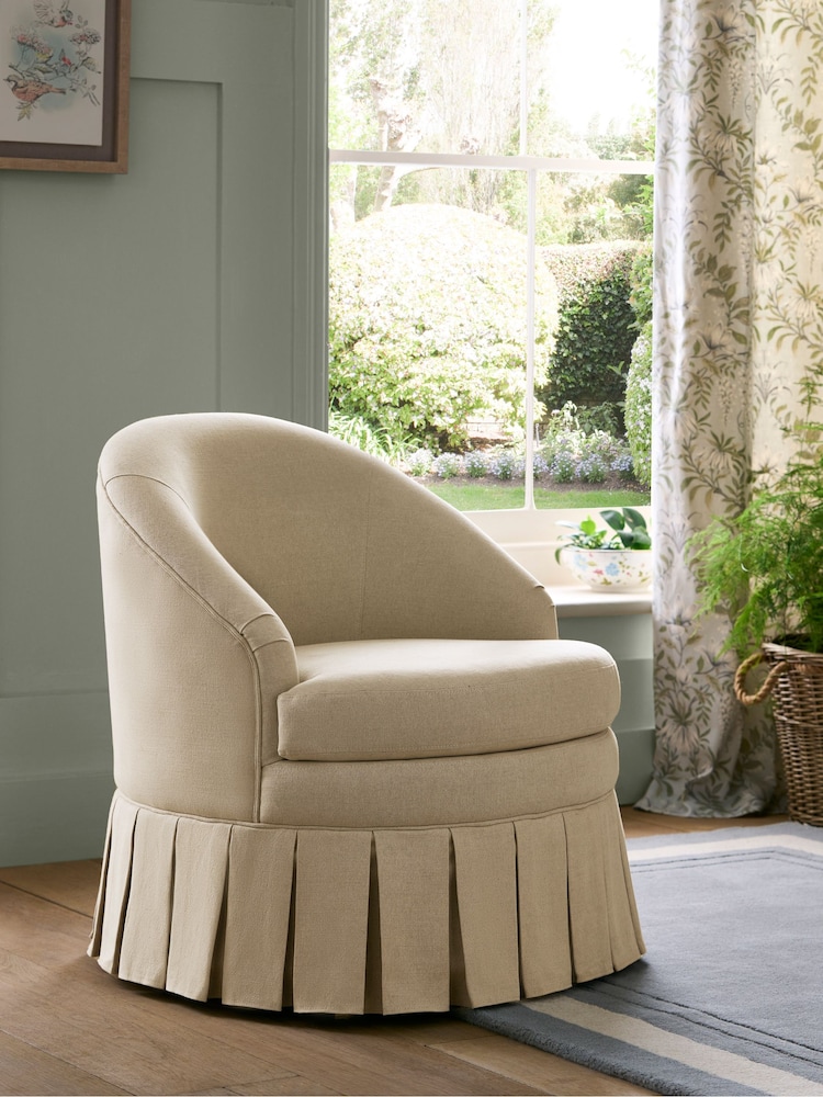 Laura Ashley Launton Natural Fifield Accent Chair - Image 2 of 8