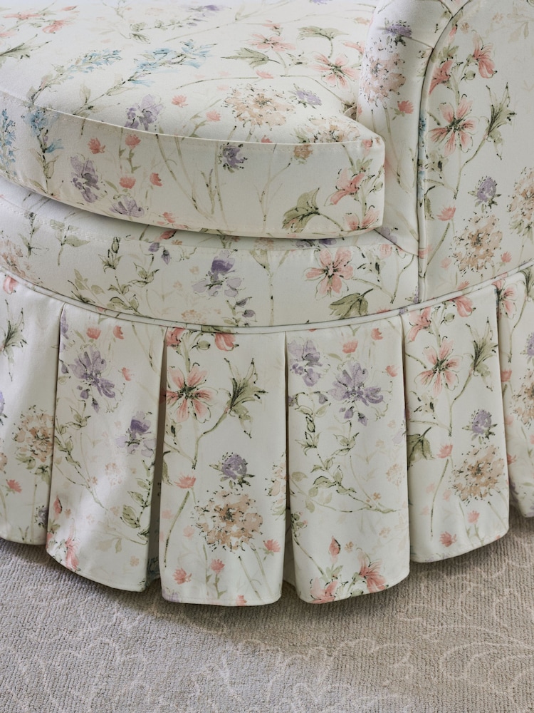 Laura Ashley Wild Meadow Chalk Pink Fifield Accent Chair - Image 2 of 8