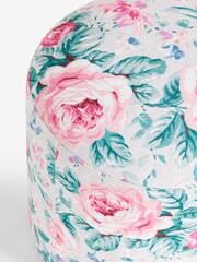 Laura Ashley Wild Roses Soft Natural Denford Stool - Image 4 of 5