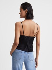 Anna Quan Satin Lace Cowl Neck Camisole - Image 4 of 5