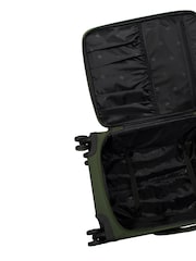 IT Luggage Green Downtime Green Sit-On Cabin Suitcase - Image 3 of 3