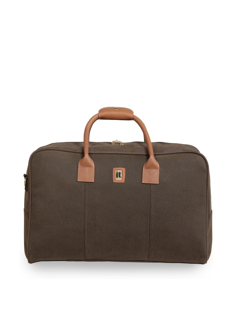 IT Luggage Brown Enduring Kangaroo Large Holdall Bag with Shoulder Strap - Image 1 of 2