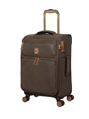 IT Luggage Brown Enduring Kangaroo Cabin Suitcase - Image 1 of 2