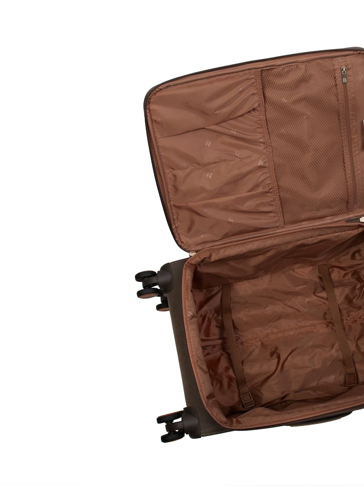 IT Luggage Brown Enduring Kangaroo Cabin Suitcase - Image 2 of 2