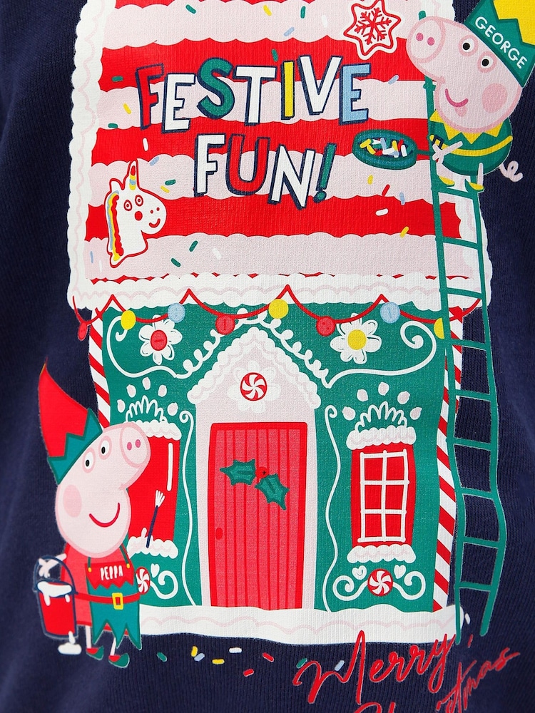 Character Blue Peppa Pig Sweatshirt - Image 4 of 4