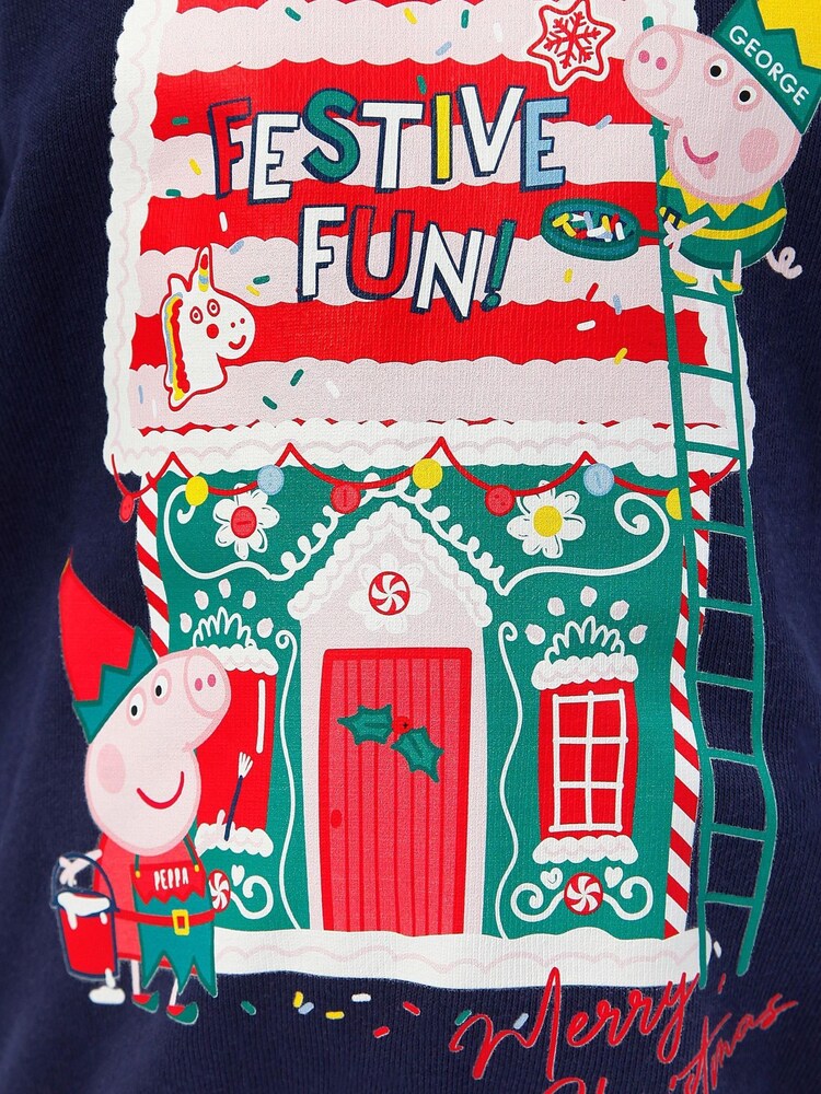 Character Blue Peppa Pig Sweatshirt - Image 4 of 4 Character Blue Peppa Pig Sweatshirt - Image 4 of 4