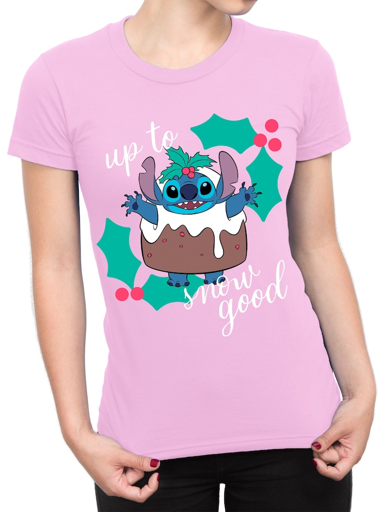 Character Pink Lilo And Stitch T-Shirt - Image 1 of 6