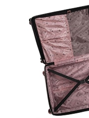 IT Luggage Brown Indulging Leopard Print Medium Suitcase - Image 6 of 8