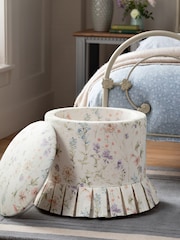 Laura Ashley Wild Meadow Chalk Pink Fifield Stool - Image 2 of 5