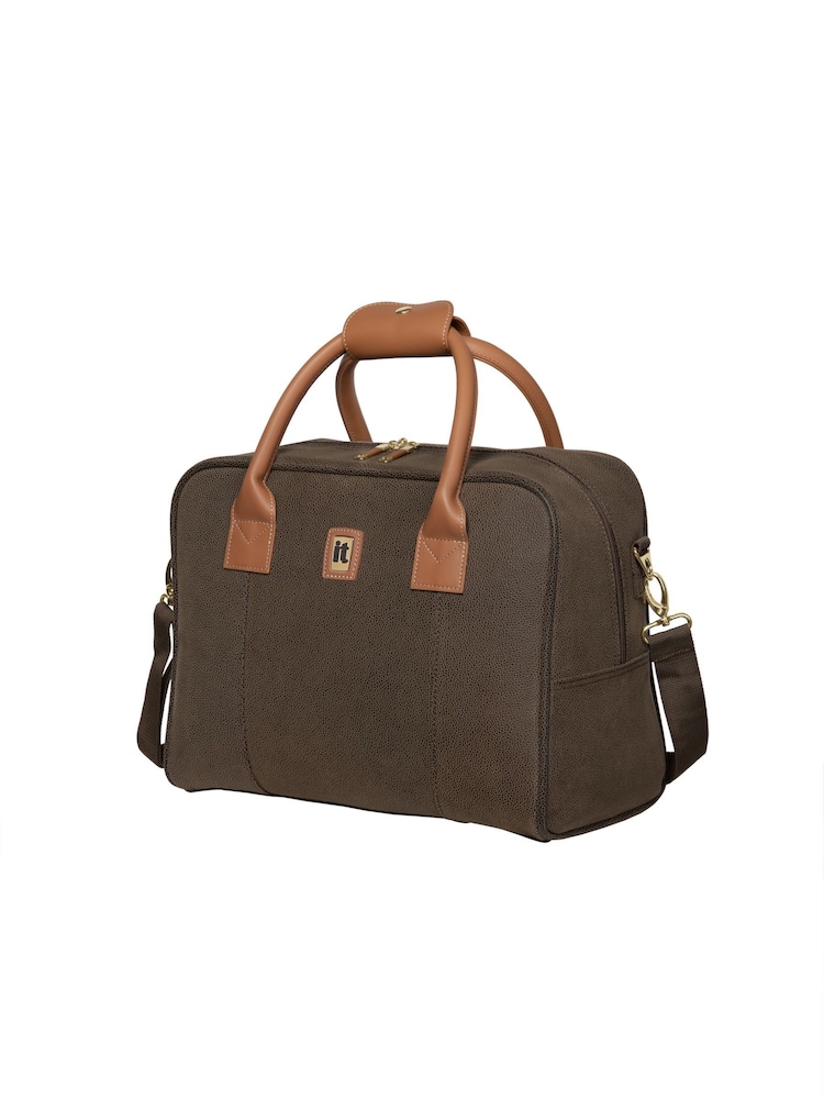IT Luggage Green Enduring Kangaroo Small Holdall Bag with Shoulder Strap - Image 1 of 2