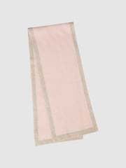Reiss Pink Harper Wool Ribbed Scarf - Image 1 of 4