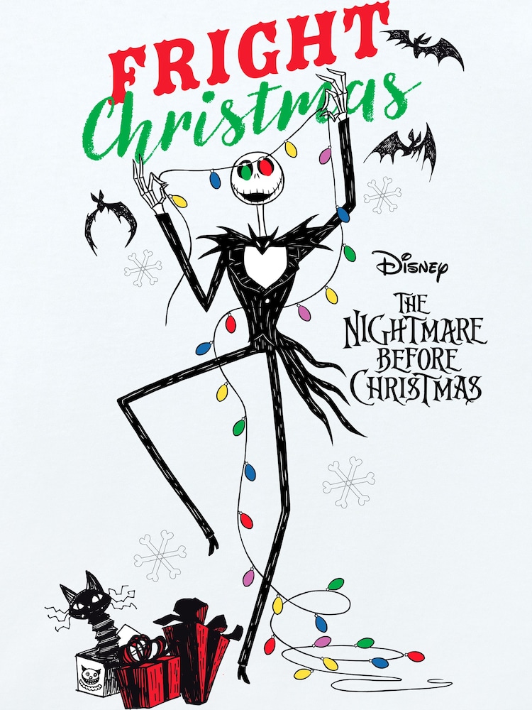 Character White Nightmare Before Christmas T-Shirt - Image 3 of 3