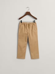 GANT Camel Kids Woven Pull-On Trousers - Image 8 of 10