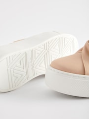 Nude Signature Forever Comfort® Leather Chunky Wedge Platform Trainers - Image 6 of 6