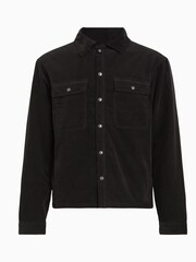 AllSaints Black Vega 100% Cotton Shirt - Image 6 of 6