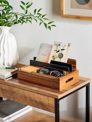 Brown Bronx Desk Tidy Unit - Image 1 of 5