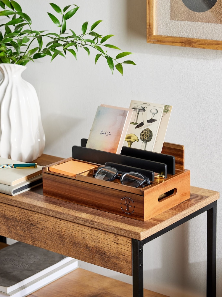 Brown Bronx Desk Tidy Unit - Image 1 of 5