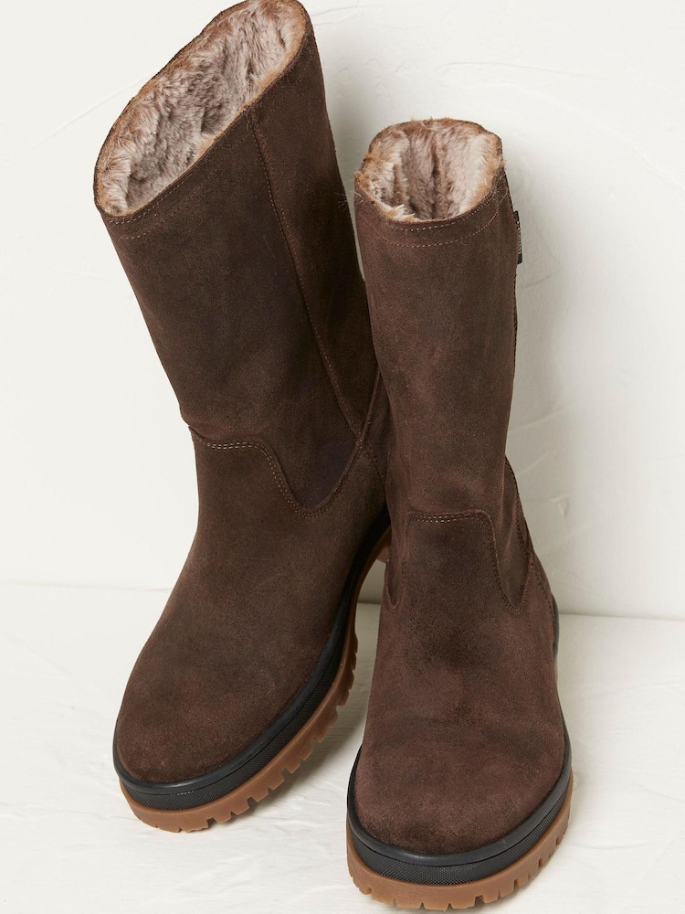 FatFace Brown Tabitha Midheight Walking Boots - Image 2 of 4