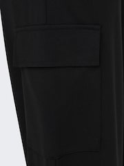 JDY Black Wide Leg Utility Pocket Detail Trousers - Image 6 of 6