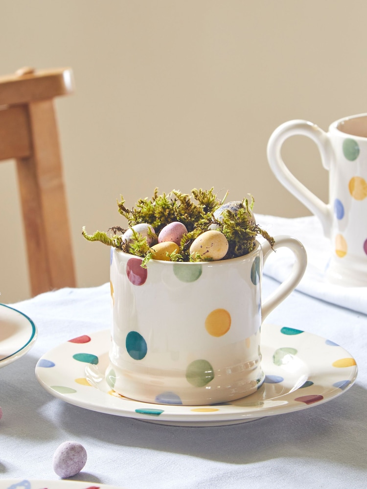 Emma Bridgewater Cream Polka Dot Small Mug - Image 1 of 4