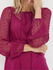 FatFace Purple Charlee Top - Image 3 of 4