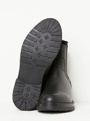FatFace Black Blake Faux Fur Lined Chelsea Boots - Image 3 of 5
