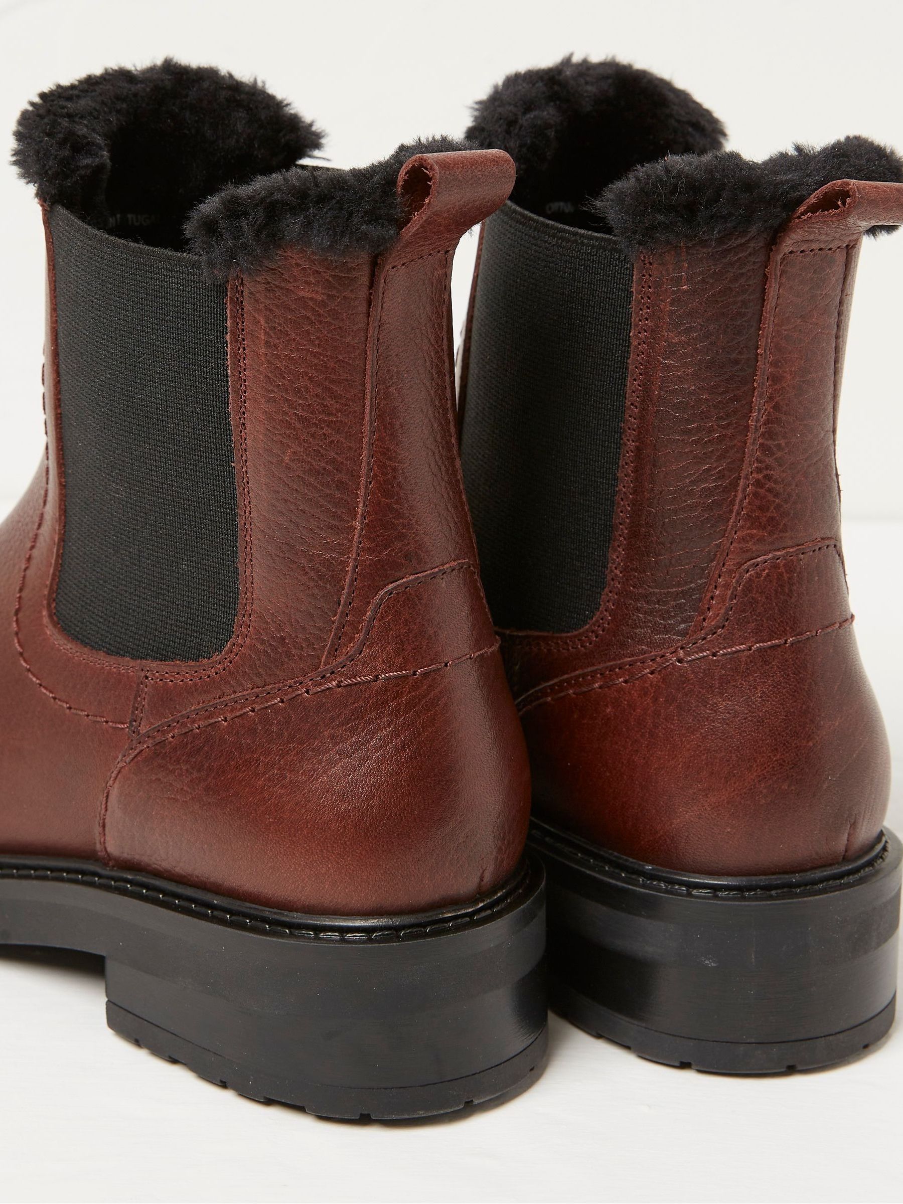 Buy FatFace Red Blake Faux Fur Lined Chelsea Boots from the Next UK ...