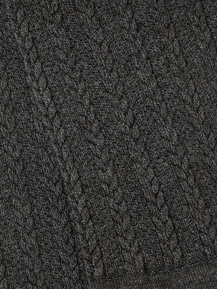 FatFace Grey Cable Tights - Image 2 of 2